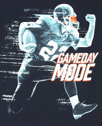 Camiseta estampada del modo Game Day para niños