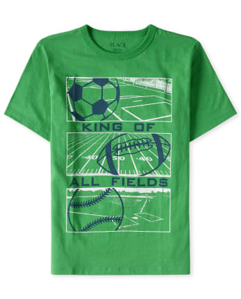Camiseta con estampado Sports King para niños