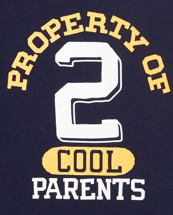 Camiseta estampada Cool Parents para bebés y niños pequeños