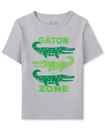 Baby And Toddler Boys Gator Zone Graphic Tee