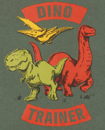 Camiseta gráfica Dino Trainer para bebés y niños pequeños