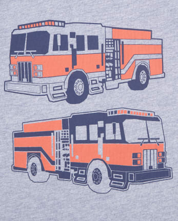 Baby And Toddler Boys Vehicles Graphic Tee 2-Pack