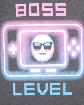 Boys Boss Level Graphic Tee