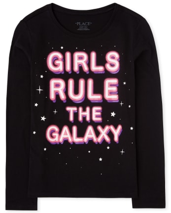 Girls Galaxy Graphic Tee