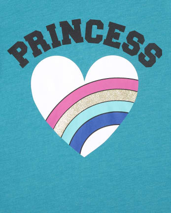 T-shirt graphique princesse pour filles