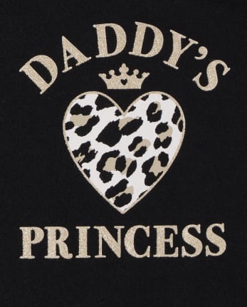 Baby Girls Daddy's Princess Graphic Bodysuit