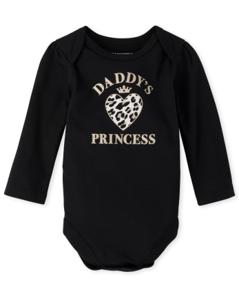 Body gráfico de princesa de papá para bebé niña