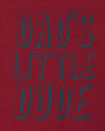 Body gráfico Dad's Dude para bebé niño