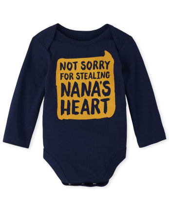 Body gráfico Nana para bebé niño