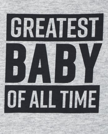 Unisex Baby Greatest Baby Graphic Bodysuit