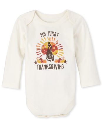Unisex Baby Thanksgiving Graphic Bodysuit