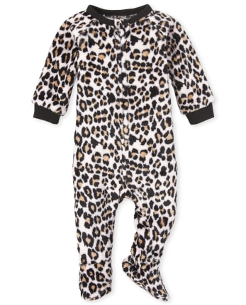 Mommy and me leopard pajamas