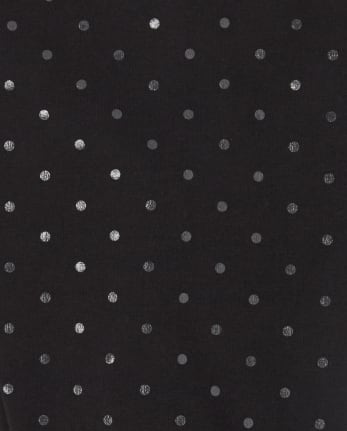 Girls Foil Dot Leggings