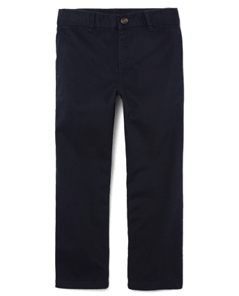 Pantalon chino droit extensible pour garçon - NEW NAVY