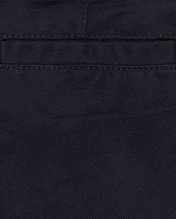 Pantalon chino droit extensible pour garçon - NEW NAVY