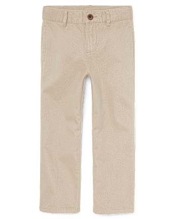 Pantalones chinos elásticos de uniforme para niños