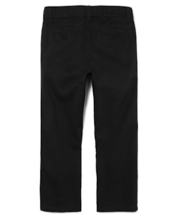 Pantalon chino droit extensible pour garçon - Slim