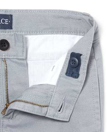 Pantalon chino extensible d'uniforme pour garçons - Husky