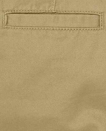 Pantalones chinos elásticos uniformes para niños - Husky