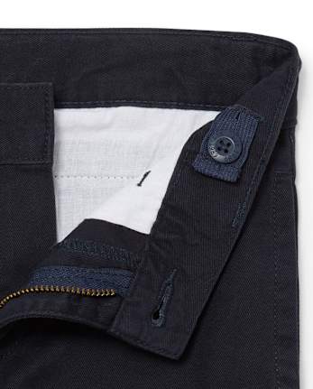 Pantalon chino droit extensible pour uniforme de garçon - Husky