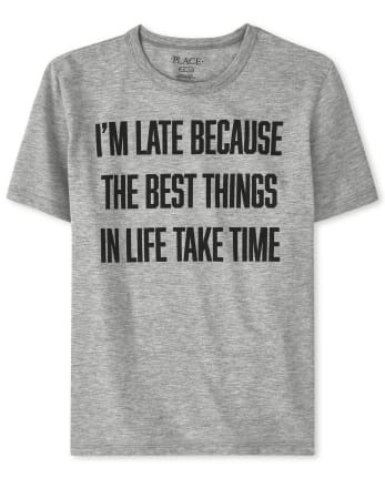 Boys I'm Late Graphic Tee