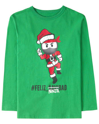Camiseta gráfica Feliz Ninja para niños