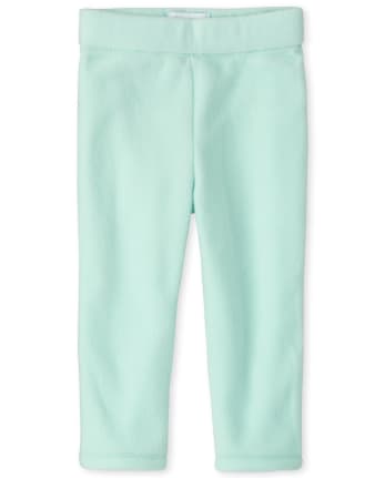 Pantalon en molleton glacier pour toute-petite fille