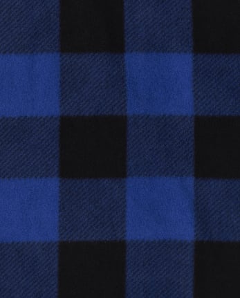 Boys Buffalo Plaid Glacier Fleece Half Zip Pullover