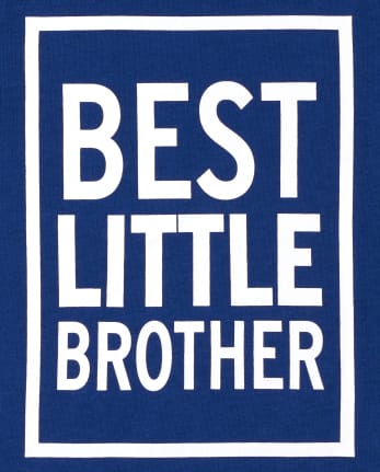 Camiseta gráfica Best Little Brother para bebés y niños pequeños
