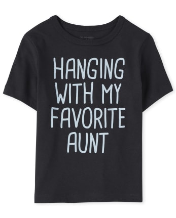 Baby And Toddler Boys Favorite Aunt Graphic Tee