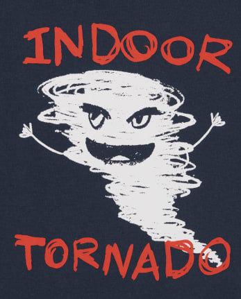 Baby And Toddler Boys Tornado Graphic Tee
