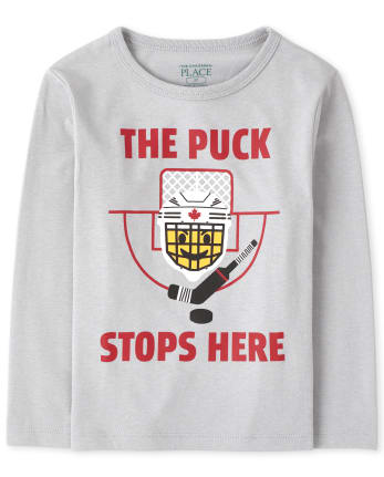 T-shirt graphique de hockey pour bébés et tout-petits garçons