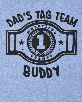 Baby And Toddler Boys Dad's Tag Team Graphic Tee