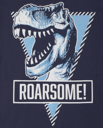 Camiseta estampada Roarsome para niños
