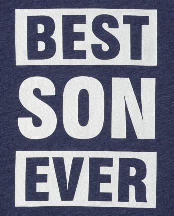 Boys Matching Family Foil Best Ever Graphic Tee