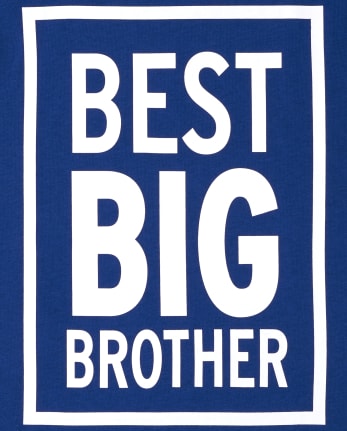Boys Best Big Brother Graphic Tee