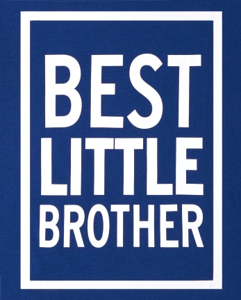 Camiseta estampada Best Little Brother para niño