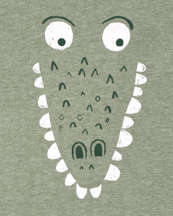 Lot de 2 t-shirts graphiques animaux pour bébés et tout-petits garçons
