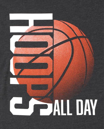 Boys Hoops All Day Graphic Tee