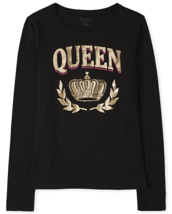 Womens Matching Family Royalty Graphic Tee