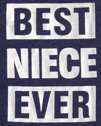 La mejor camiseta estampada con estampado de lámina familiar para bebés y niñas pequeñas