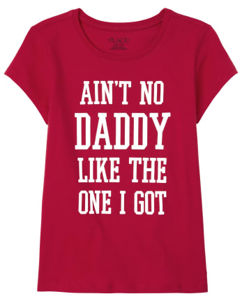 Girls Matching Family Daddy Graphic Tee