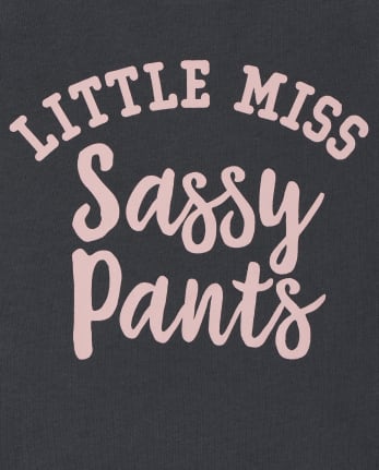 Baby And Toddler Girls Sassy Graphic Tee 2-Pack