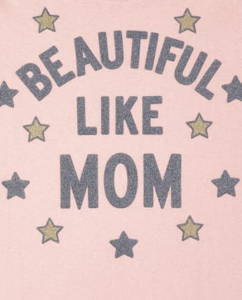 Camiseta gráfica Girls Beautiful Like Mom