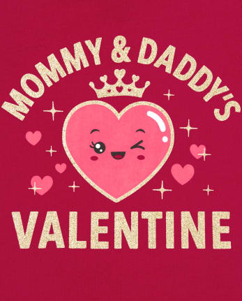 Baby And Toddler Girls My Heart Graphic Tee