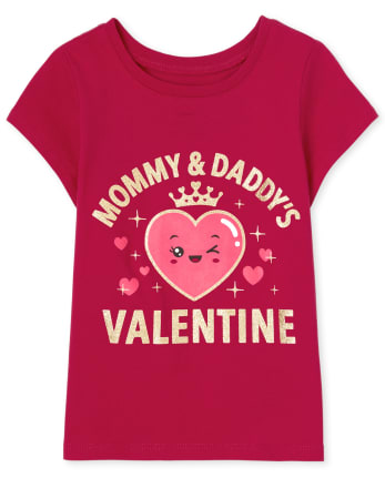 Baby And Toddler Girls My Heart Graphic Tee