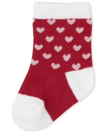 Cute Lovely Short Baby Socks Red Heart Wave for Girls Cotton Mesh Toddler  Socks