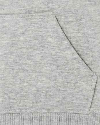 Toddler Boys Sherpa Zip Up Hoodie