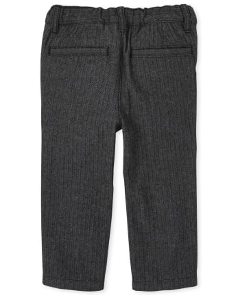 Toddler Boys Herringbone Skinny Dress Pants