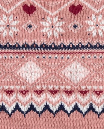 Toddler Girls Fairisle Sweater